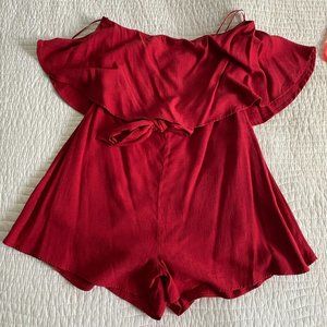 Garnet Romper with Tie waist - Small